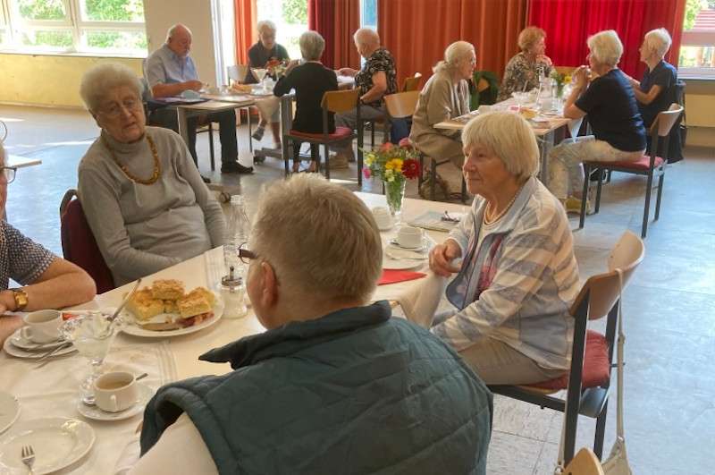 Seniorennachmittag 3.9.21; Foto: Gertrud Stahmer