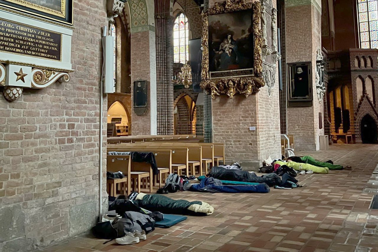 Nachtlager der besonderen Art.